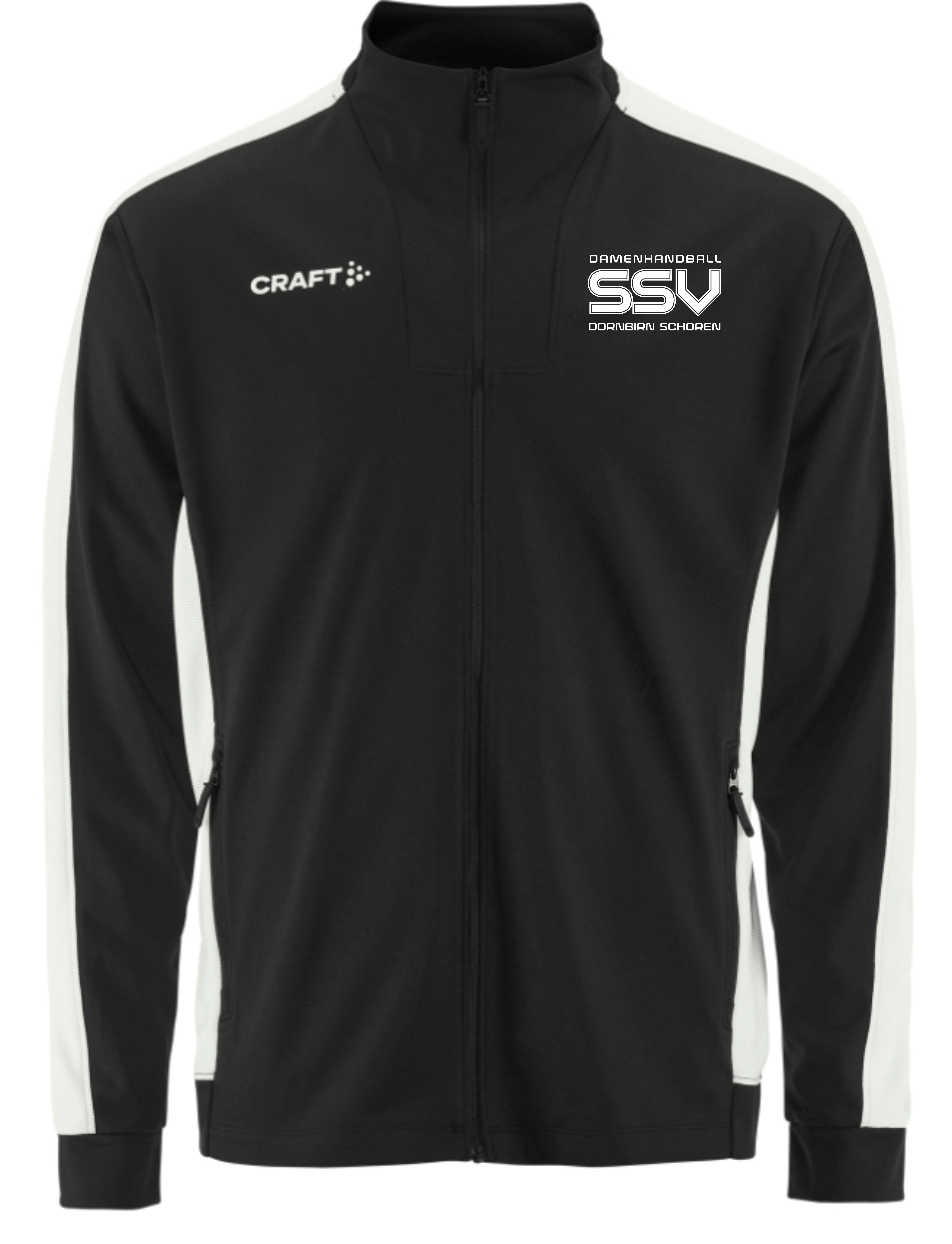 Trainingsjacke ohne Kapuze